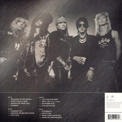 Guns N Roses – Greatest Hits back cover