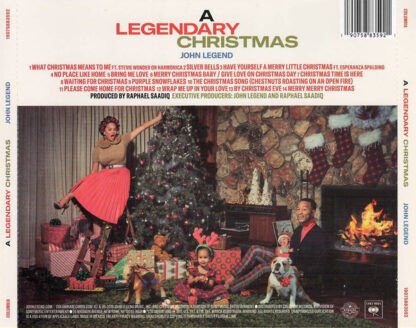 John Legend – A Legendary Christmas CD Back