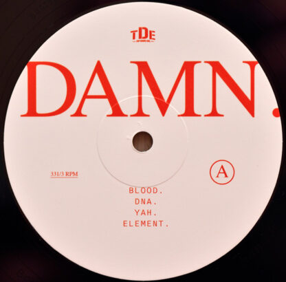 Kendrick Lamar ‎– Damn LP A