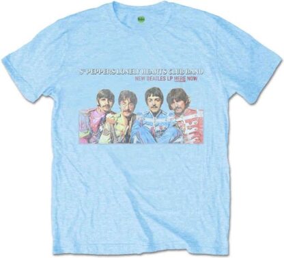 The Beatles Heren Tshirt XL LP Here Now Blauw