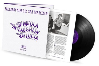 Al Di Meola John McLaughlin Paco DeLucia Saturday Night In San Francisco LP
