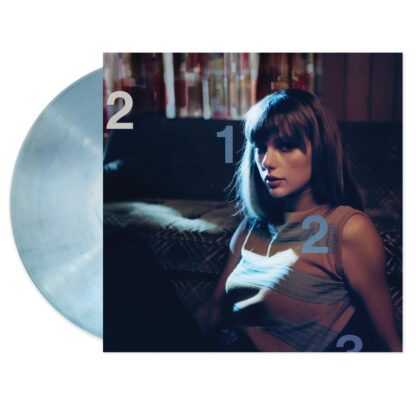 Taylor Swift Midnights LP Coloured Vinyl Limited Stone Blue Edition back cover