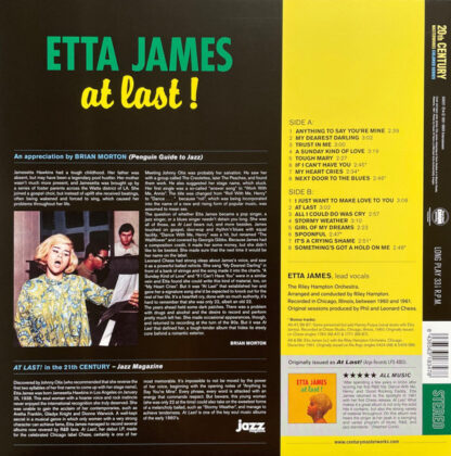 Etta James – At Last! LP Back
