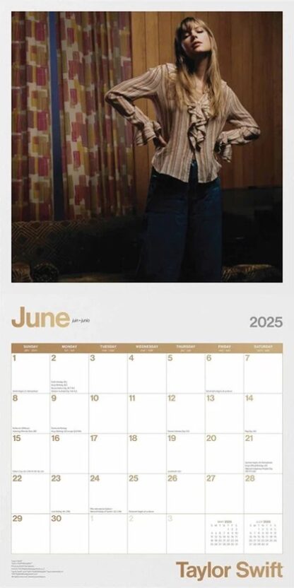 Taylor Swift Kalender 2025 3