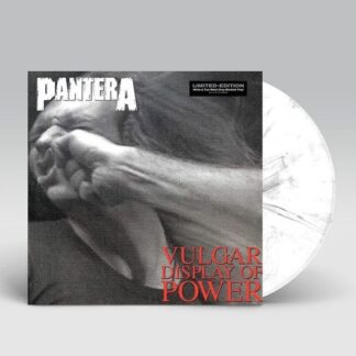 Pantera vulgar display of power (white & true metal gray marbled vinyl)