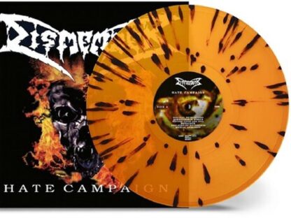 Dismember hate campaign (transparent orange with black splatter vinyl)
